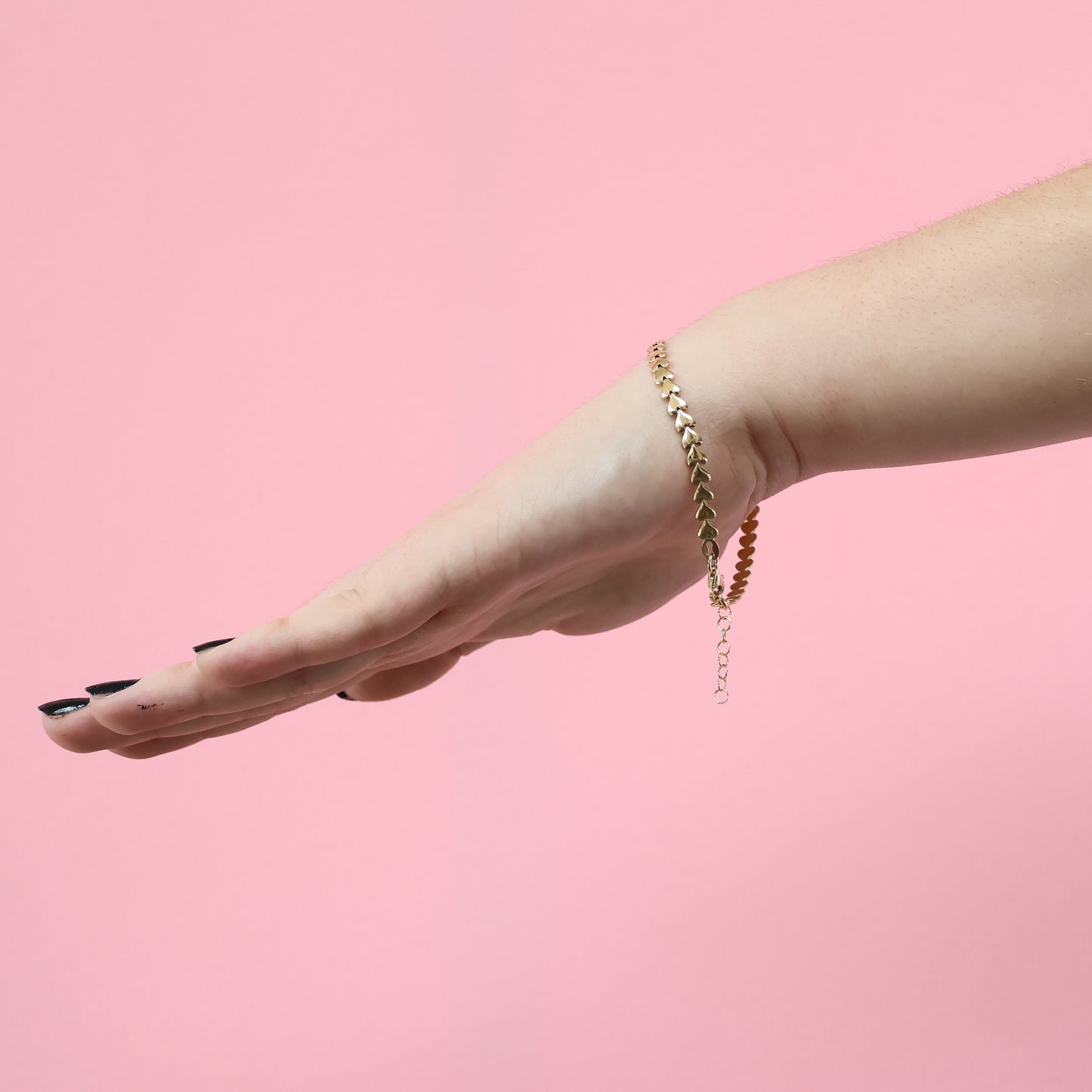 Stunning Heart Link Bracelet for Her
