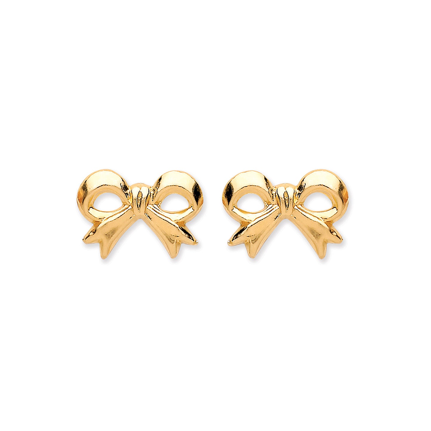 9ct Gold Bow Studs