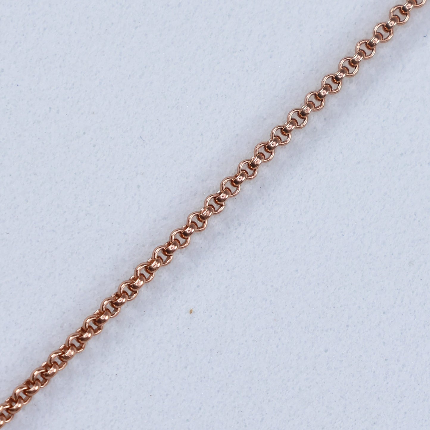 Elegant rose gold double hoop pendant on a delicate chain from thejewelleryshop.co.uk