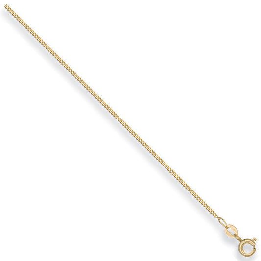 Elegant gold chain with lobster clasp, ideal as the best gold chain for pendants.