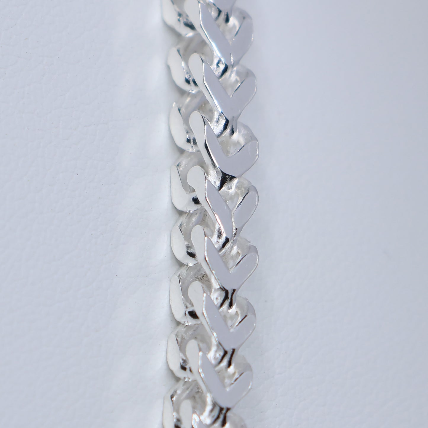Men's Sterling Silver Franco Chain 22 inch with a sleek and stylish design, perfect for everyday wear