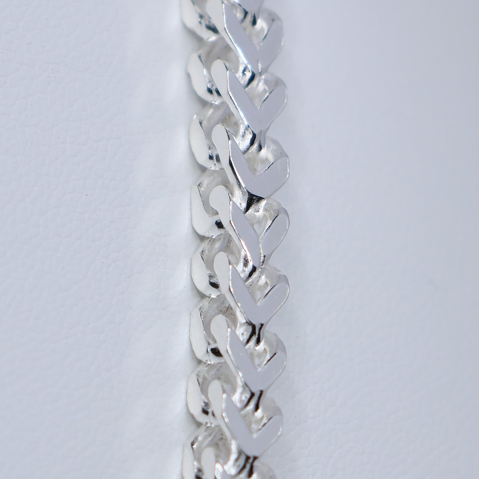 Men's Sterling Silver Franco Chain 22 inch with a sleek and stylish design, perfect for everyday wear